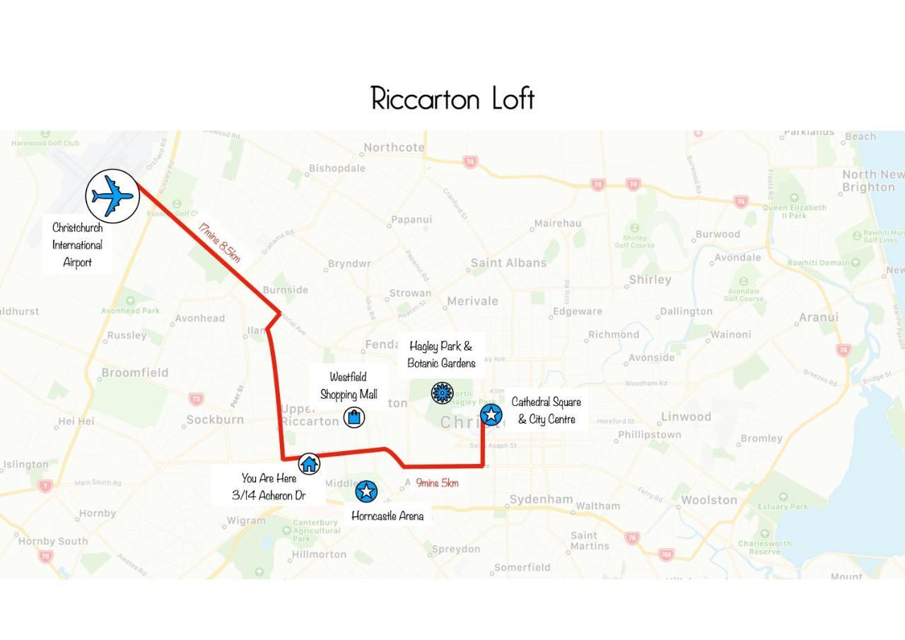 Riccarton Loft - Christchurch Holiday Homes 외부 사진